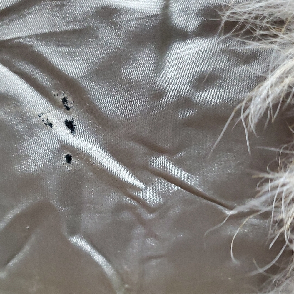 Vintage Cream Fur Cape Dunwoody Furs Drama Romantic Rock Myth Rich Retro - Picture 6 of 16